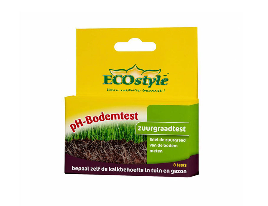 Bodemtest - PH Zuurgraadtest 8 st. - ECOstyle