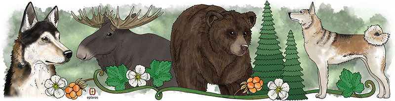 Mok Emaljmugg Laika - Eplaros