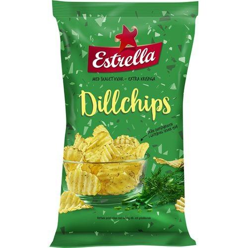 Dillchips Extra Krispiga 275g – Estrella