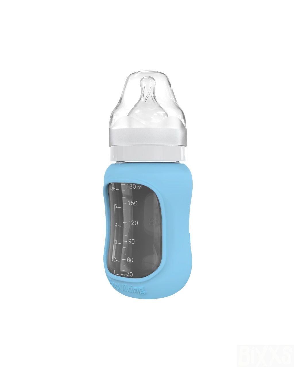 Glazen babyfles arctic blue 180 ml - EcoViking