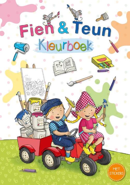 Fien en Teun kleurboek met stickers – Witte Leeuw