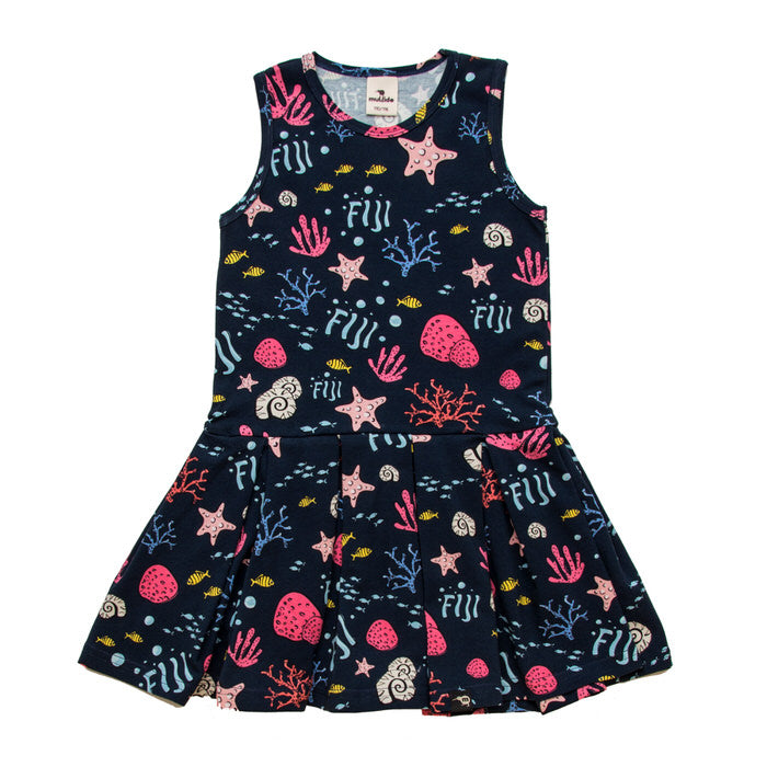 Jurk / Summer Dress Fiji Navy - Mullido