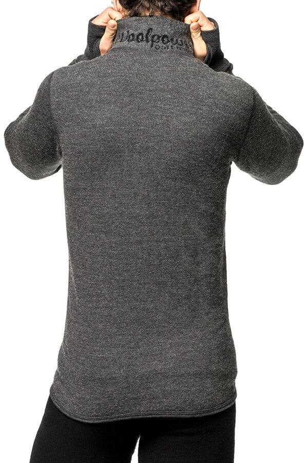 Vest / Full Zip Unisex Jacket 400 Grey - Woolpower - Op bestelling