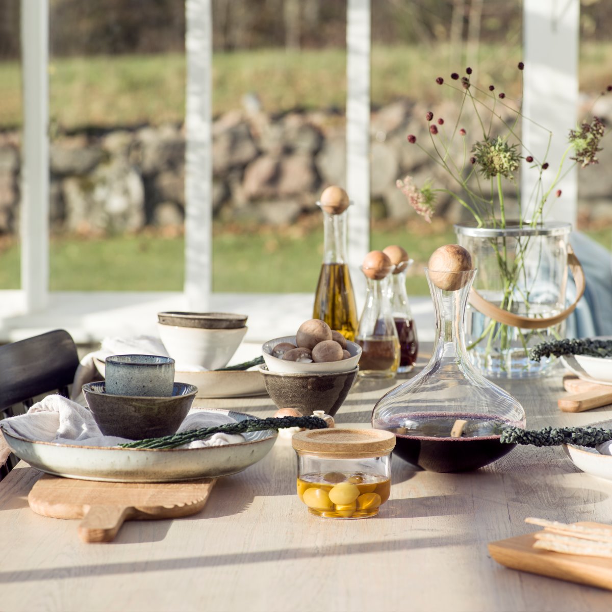 Nature storage jar glass / cork – Sagaform