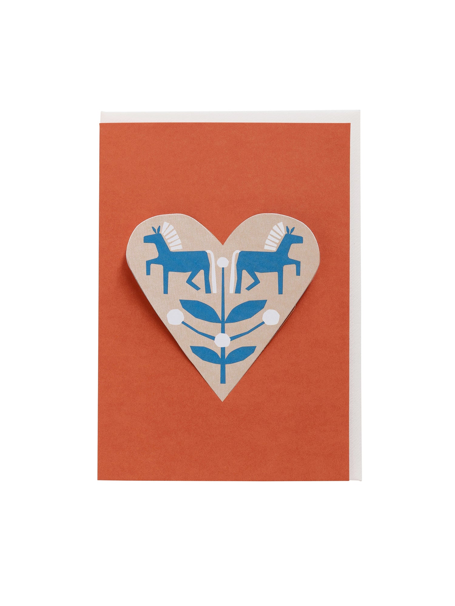 HEART card horses - red – Jurianne Matter