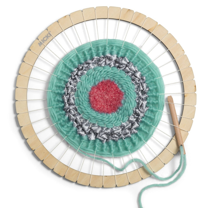 Houten weefraam rond - Micki