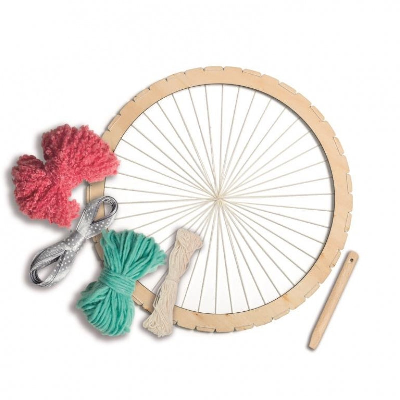 Houten weefraam rond - Micki