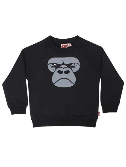Trui Bellow Sweat NOOS Black ZOOMGORILLA - Danefae / DYR