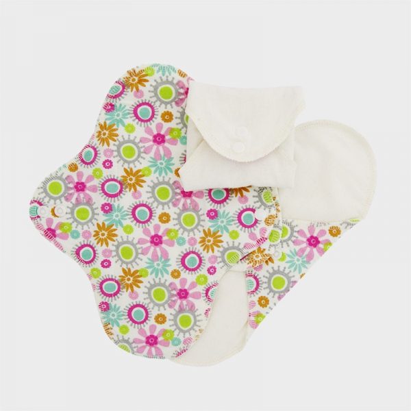 Wasbaar maandverband flanel mini / regular of night 3 st. - ImseVimse