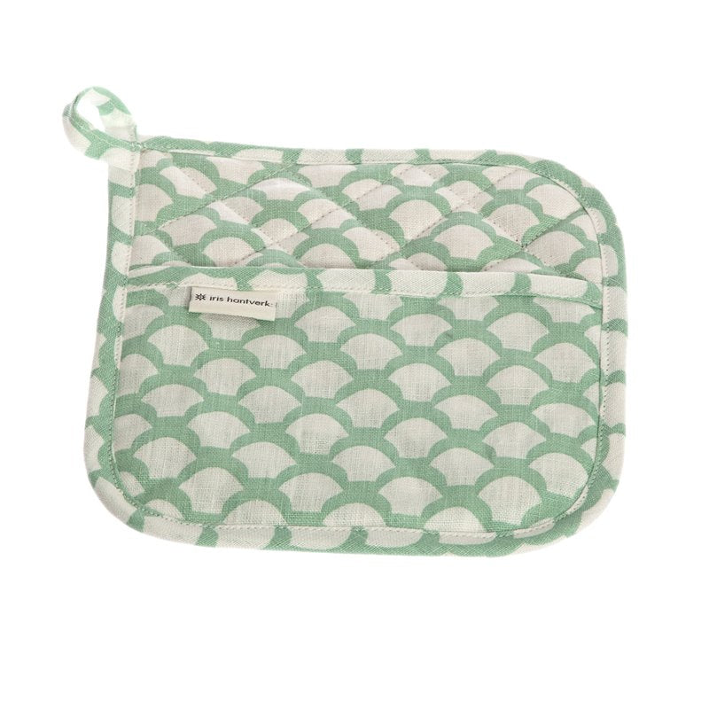 Pannenlap Frosty Green – Iris Hantverk