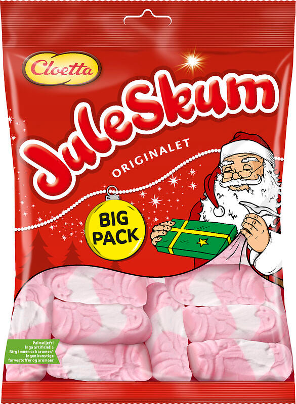 Kerstschuimpjes / Juleskum Originalet påse 250g - Cloetta