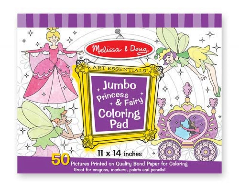 Jumbo Kleurblok Princess & Fairy - Melissa & Doug