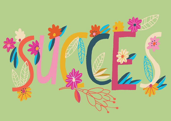 Claire Wenskaart Succes – Zintenz Organic Cards