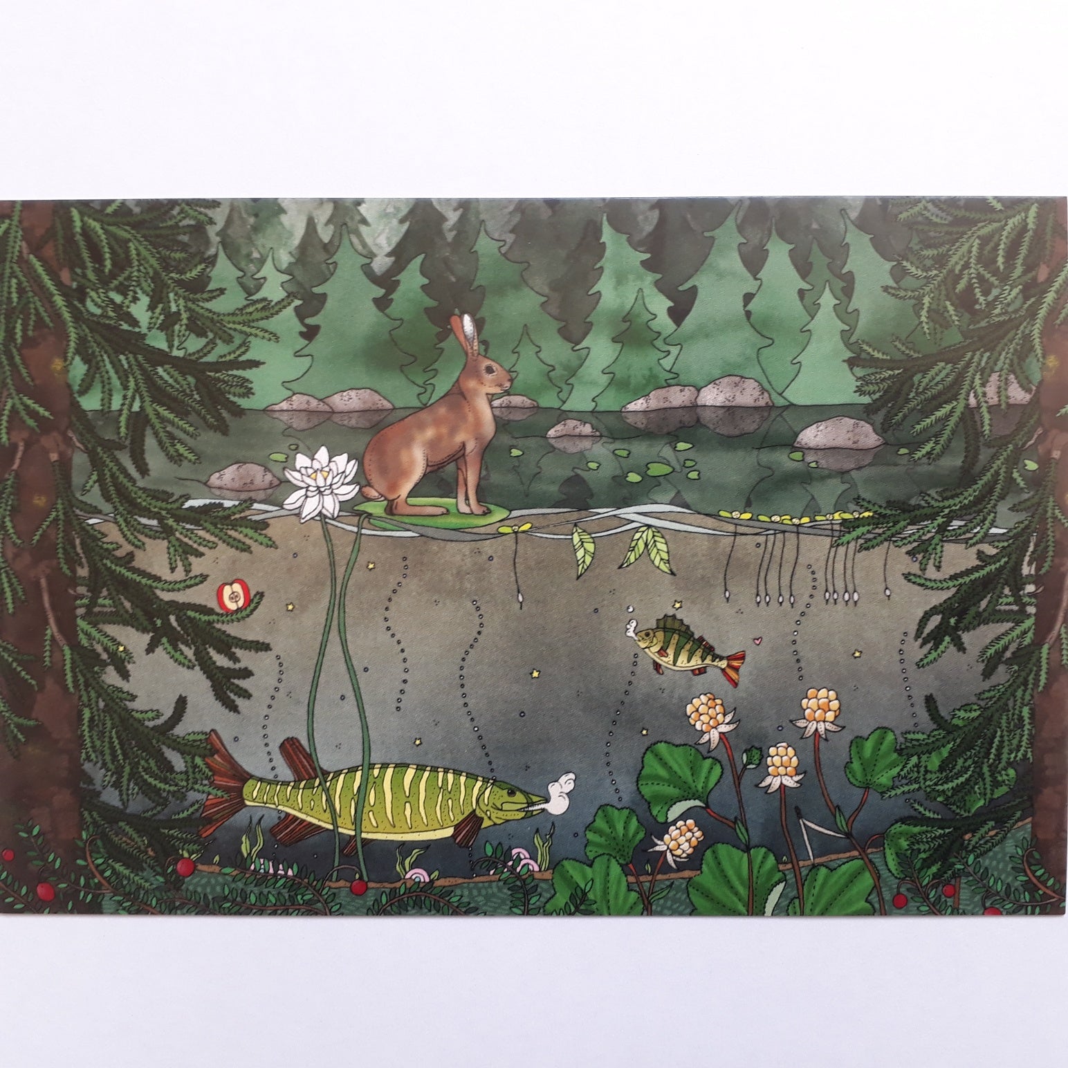 Kaart Skogssjön / Het bosmeer - Eplaros