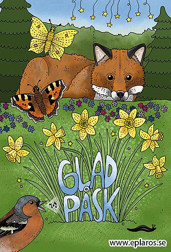 Kaart Påskräv / Vrolijk Pasen - Eplaros