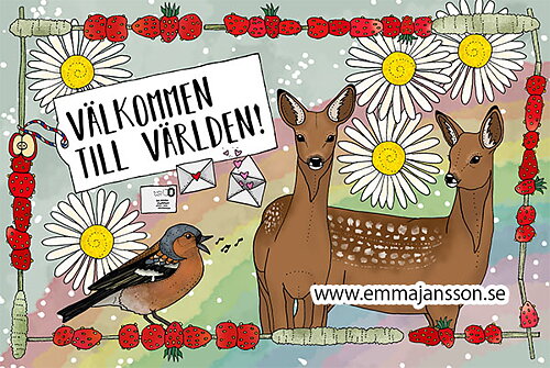 Kaart Välkommen till världen / Welkom in de wereld - Eplaros