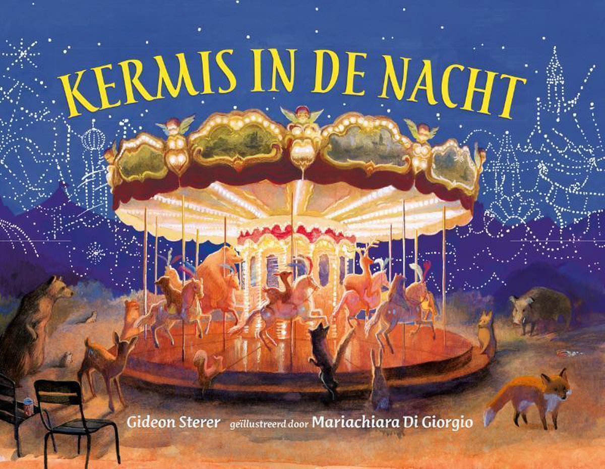 Kermis in de nacht - Gideon Sterer