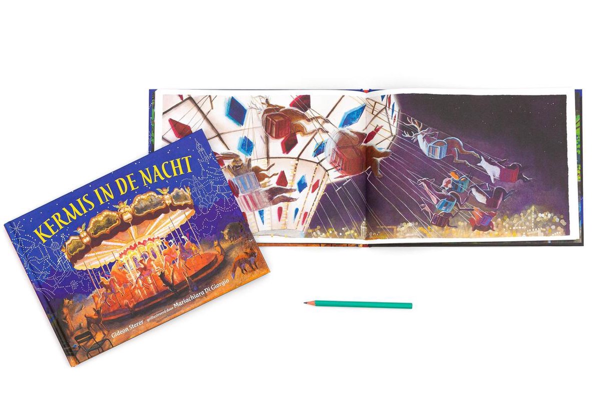 Kermis in de nacht - Gideon Sterer