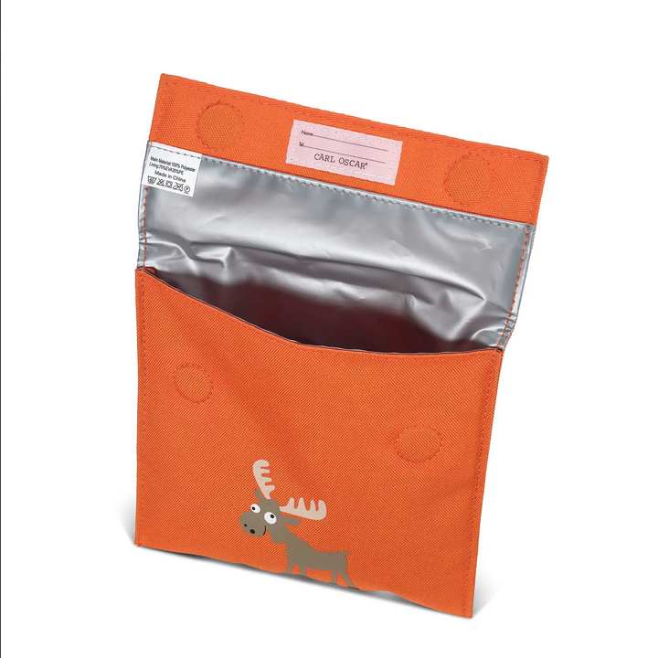 Kids Pack n’ Snack™ Sandwich Bag Moose Orange – Carl Oscar