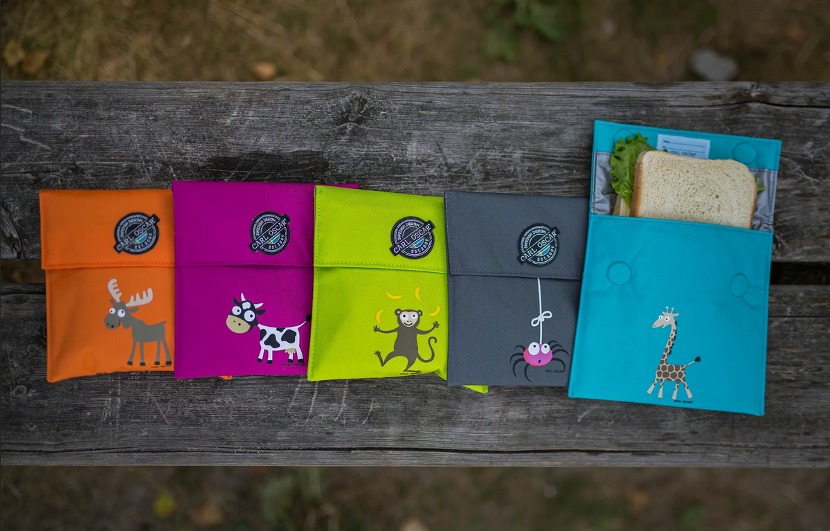 Kids Pack n’ Snack™ Sandwich Bag Moose Orange – Carl Oscar