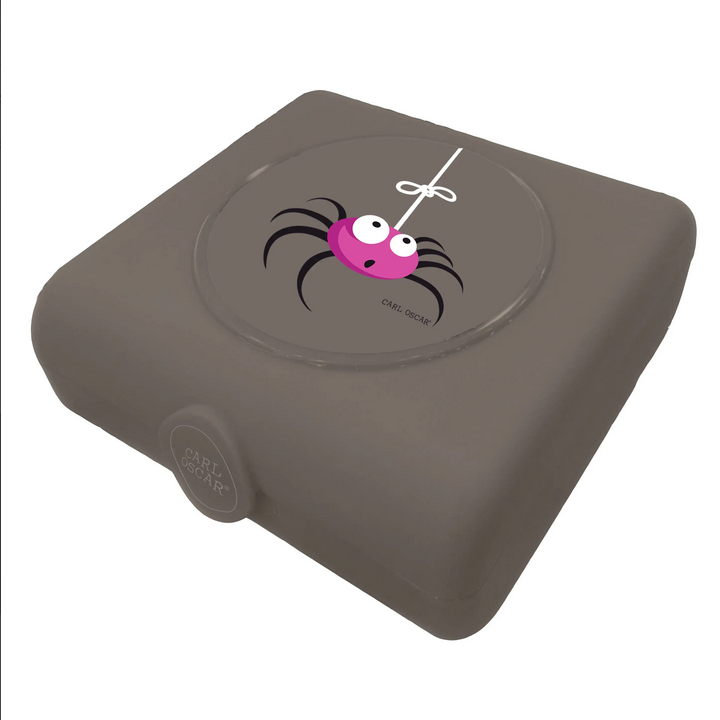 Kids Sandwich Box / Broodtrommel Spider Grey – Carl Oscar