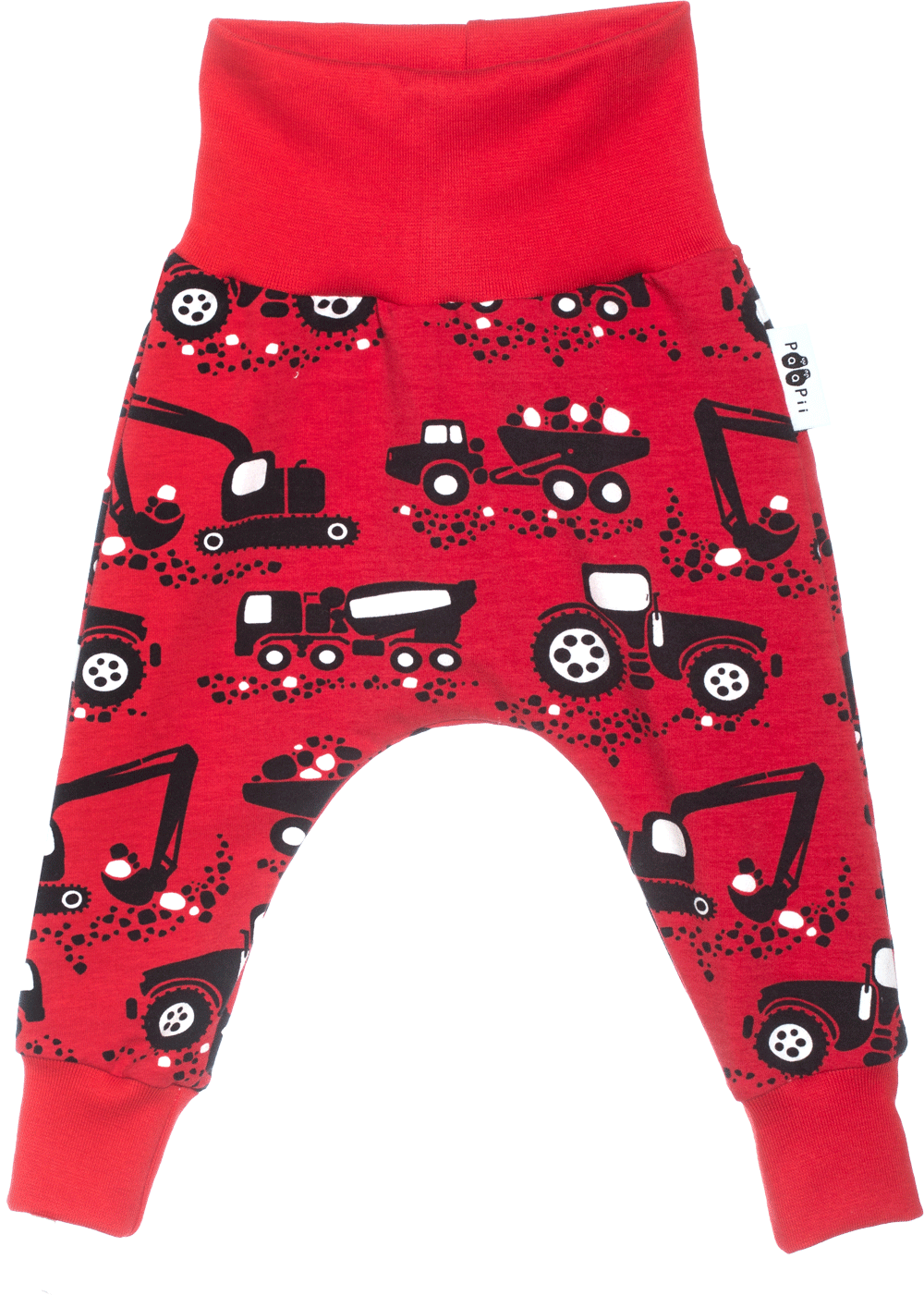 Broek Baggy LEIMU Machines Red – Paapii Design