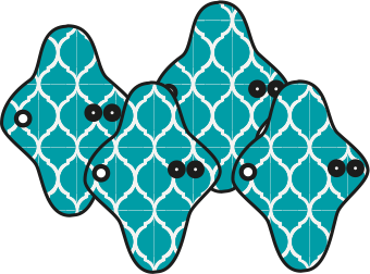 MaM Ecofit Mini Menstrual Pads Moroccan Tile – MaMidea (ManyMonths)