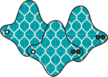 MaM Ecofit Mini Reach Menstrual Pads Moroccan Tile – MaMidea (ManyMonths)