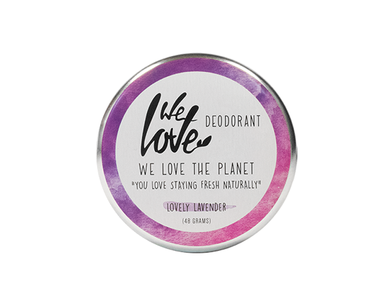 Natuurlijke deodorant blikje Lovely Lavender – We Love The Planet