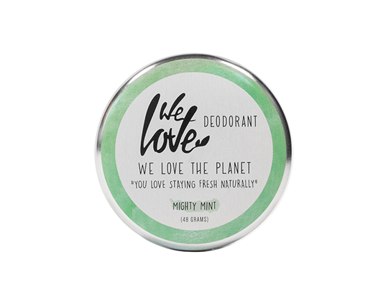 Natuurlijke deodorant blikje Mighty Mint – We Love The Planet