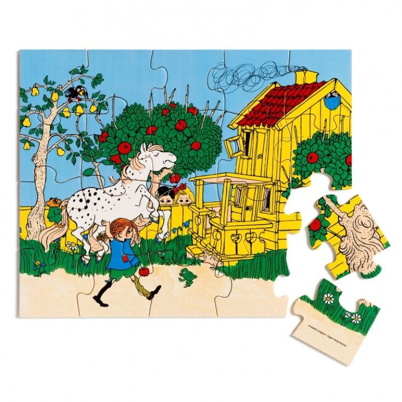 Pippi Langkous legpuzzel hout 20 stukjes - Micki