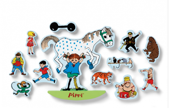 Pippi houten balansspel – Pippi Langkous