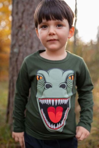 Longsleeve Roar T DK Safari T-REX - Danefae / Dyr