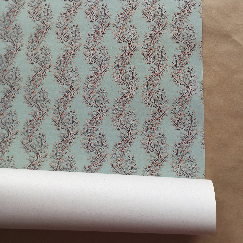 Pakpapier geaquarelleerde takjes - Landbouwafval (Paperwise) – Silly Goose