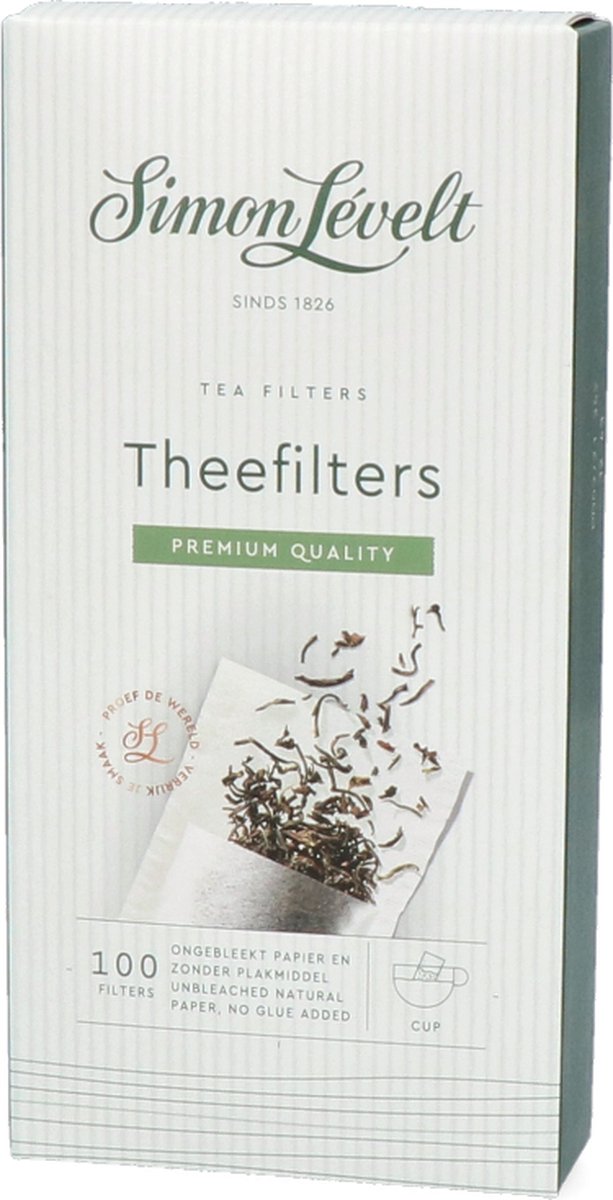 Theefilter 1 kop papier 100st – Simon Levelt