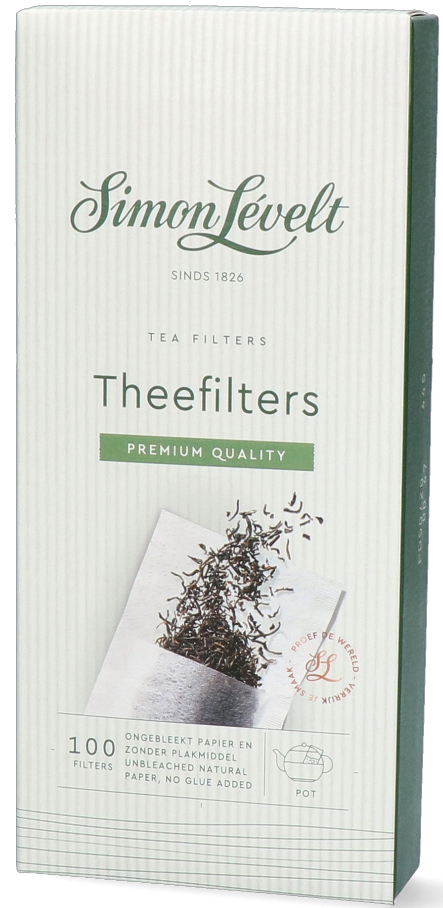 Theefilter groot (pot) papier 100st – Simon Levelt