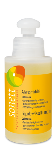Sonett afwasmiddel Calendula met goudsbloemextract in handige mini verpakking