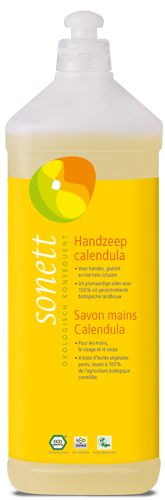 Sonett handzeep Calendula met goudsbloemextract in handige navul verpakking