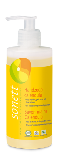Sonett handzeep Calendula met goudsbloemextract met doseerpompje