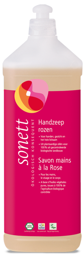 Sonett handzeep Rozen met bloemige geur in handige navul verpakking