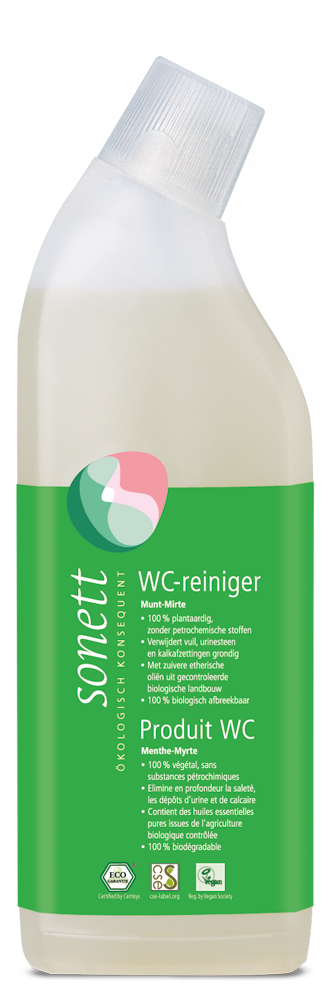 Sonett WC-reiniger Munt & Mirte tegen kalk en vuil in de toiletpot