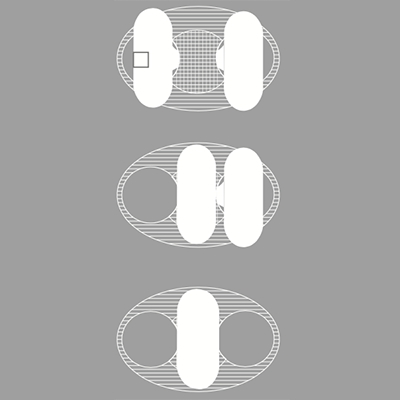 Wasbaar inlegkruisje flanel zonder sluiting zwart 3 st. - ImseVimse
