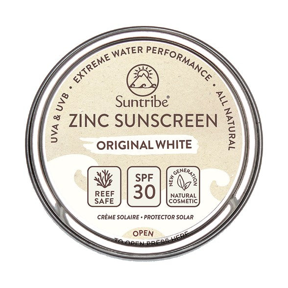 Zinc Sunscreen Face & Sport Orginal White SPF 30, 45 g – Suntribe Sweden