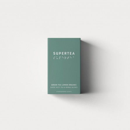 Supertea Green Tea Lemon Organic 20st – Teministeriet