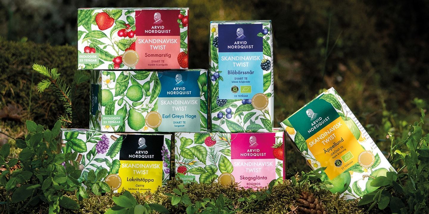 Skogsglänta Rooibos Hallon & Jordgubb 17 st. - Skandinavisk Twist – Arvid Nordquist