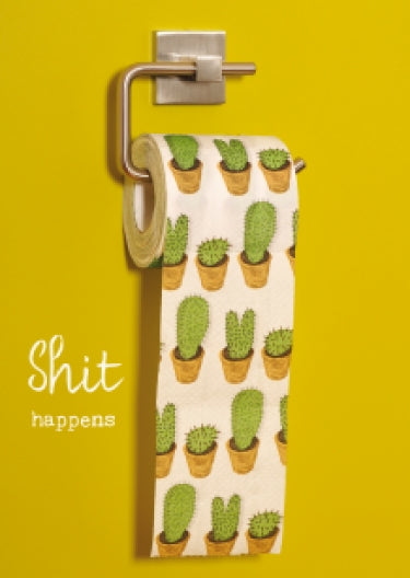 Wenskaart Shit happens – Zintenz Organic Cards