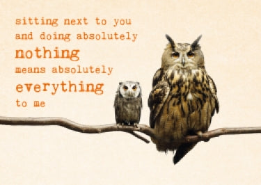 Wenskaart Sitting next to you – Zintenz Organic Cards