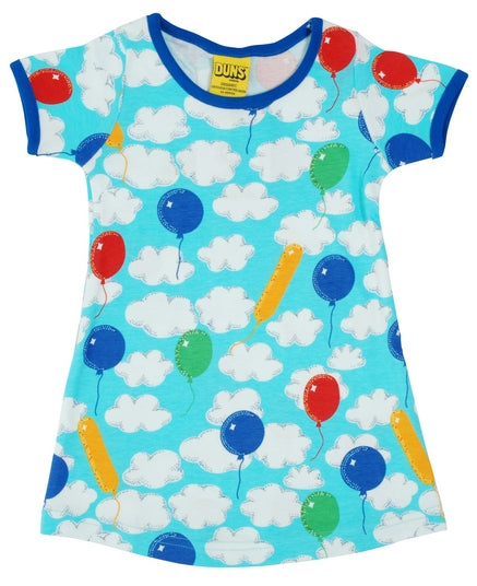 Jurk / Short Sleeve Dress A Cloudy Day - kids & adult - Duns Sweden