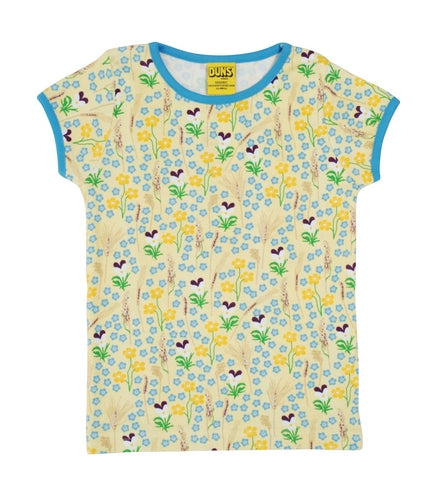T-shirt / Short Sleeve Top Meadow Yellow - Duns Sweden