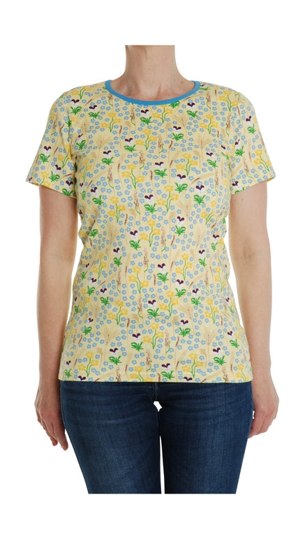 T-shirt Adult / Short Sleeve Meadow Yellow - Duns Sweden
